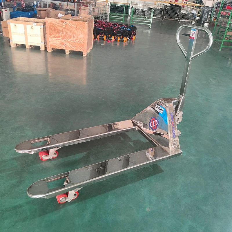 3Ton Stainless Steel Hydraulic Pallet Truck factory